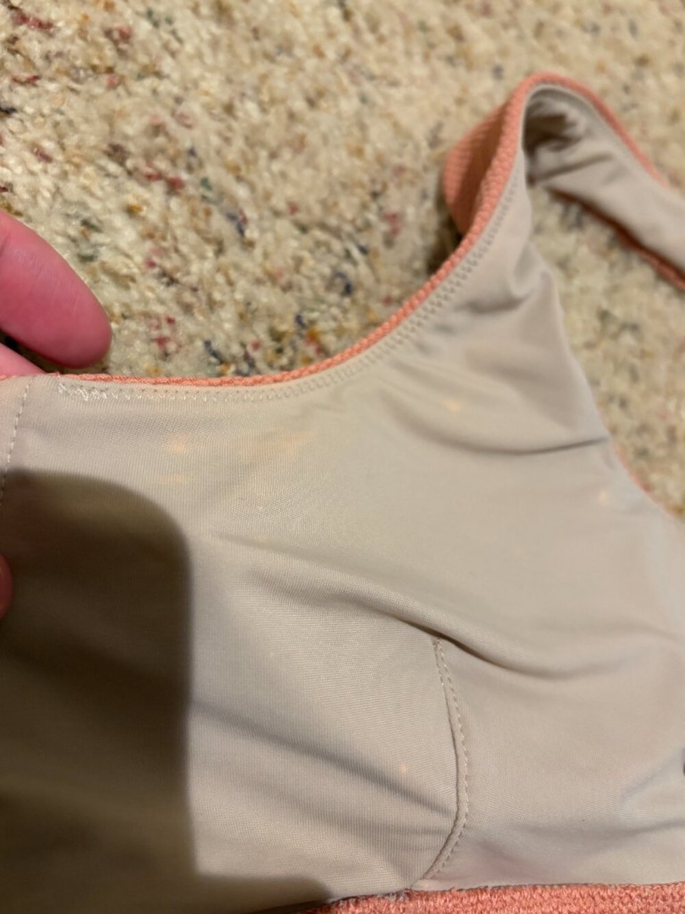 Lululemon Honeycomb Dip Bikini Swimsuit Swim Set Pink Black - Picture 8 of 16